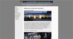 Desktop Screenshot of koberstein-automobile.de